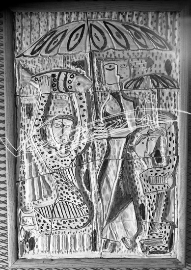 Fiera Campionaria di Vicenza 1955. Pellicola - negativo bianco e nero f.to mm 90X120