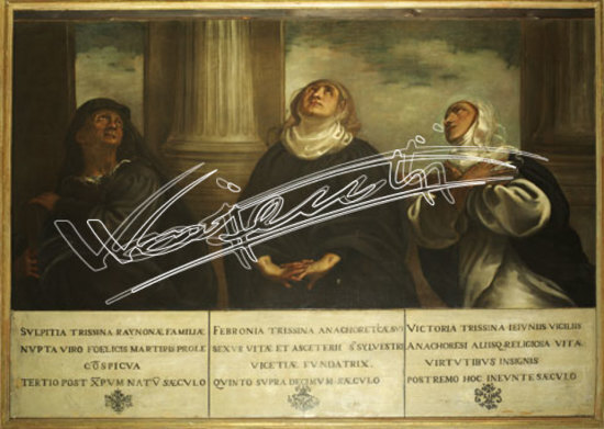 Le Beate Sulpizia, Febronica e Vittoria Trissino : Francesco Maffei. digitale colore 56,5 MB