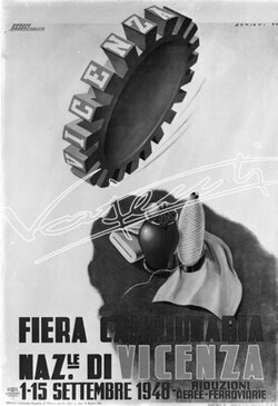 Fiera Campionaria di Vicenza 1948 Manifesto Fiera Campionaria di Vicenza 1948 Manifesto