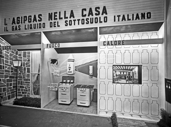 Fiera Campionaria di Vicenza 1952 Padiglione AGIP