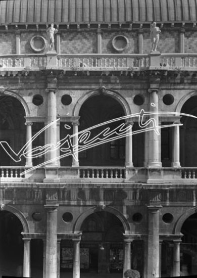 Basilica Palladiana. pellicola - negativo bianco e nero fto mm 130x180