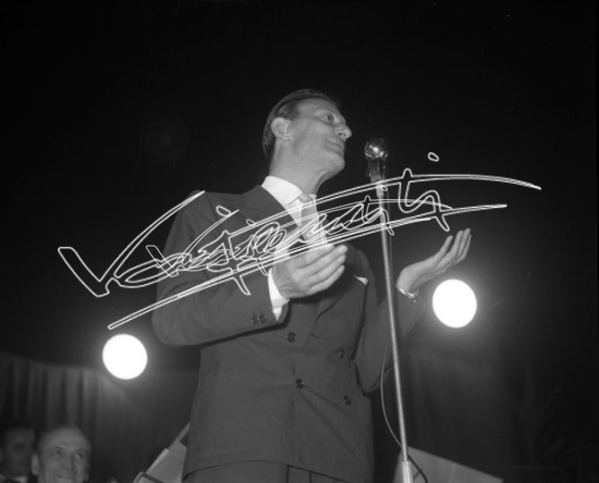 Fiera Campionaria di Vicenza 1950 : Spettacolo Musicale. Pellicola - negativo bianco e nero f.to mm 60x90