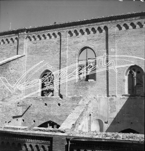 Cattedrale di Vicenza : Restauro 1945-1950. pellicola - negativo bianco e nero fto mm 60x60
