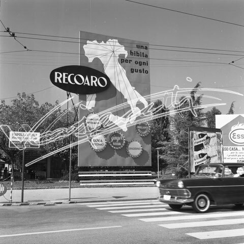 Demanio Acque di Recoaro. pellicola - negativo bianco e nero fto mm 60x60