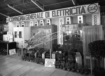 Fiera Campionaria di Vicenza 1952 Stand CGE Compagnia Generale di Elettricit&agrave;