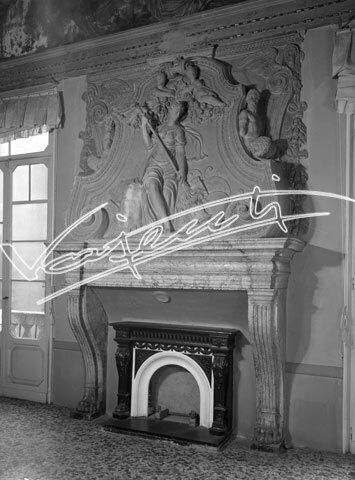 Palazzo Barbarano Porto. lastra di vetro - negativo bianco e nero fto mm 180x240