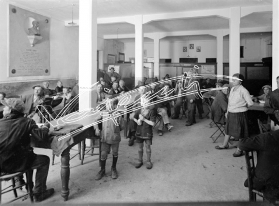 Cucine Economiche di San Faustino. lastra di vetro - negativo bianco e nero fto mm 180x240