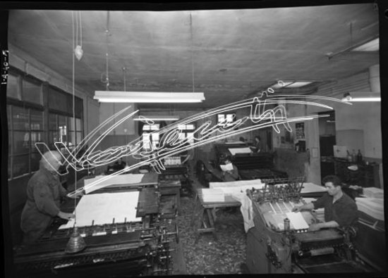 Il Giornale di Vicenza : Tipografia. pellicola-negativo bianco e nero-13X18