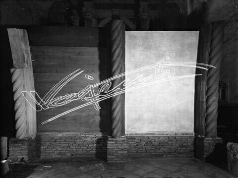 Basilica Palladiana : restauro 1947-1951. lastra di vetro - negativo bianco e nero fto mm 130x180