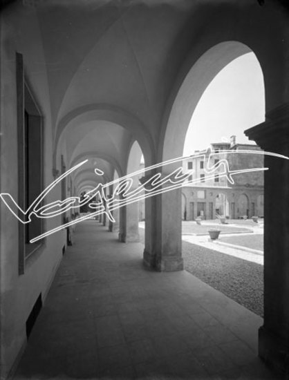 Vescovado. lastra di vetro - negativo bianco e nero fto mm 180x240