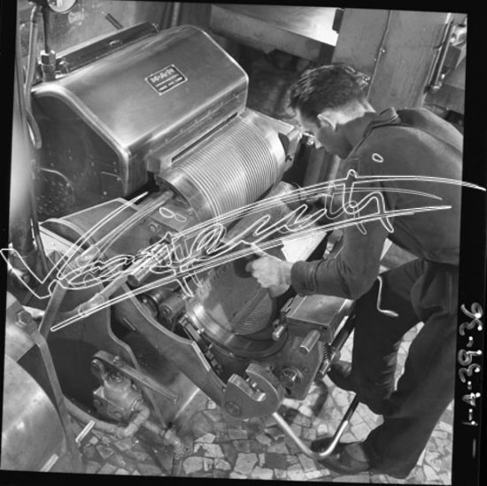 Il Giornale di Vicenza : Tipografia. pellicola - negativo bianco e nero fto mm 60x60