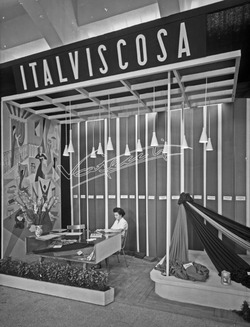 Fiera Campionaria di Vicenza 1952 Stand Italviscosa