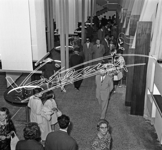 Fiera Campionaria di Vicenza 1960 : Inaugurazione. Pellicola - negativo bianco e nero fto mm 60x60