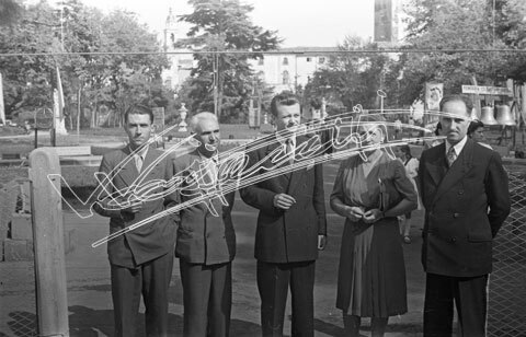 Fiera Campionaria di Vicenza 1946 : Pubblico. pellicola - negativo bianco e nero fto mm 24X36