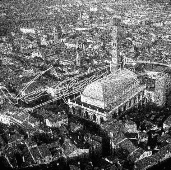Basilica Palladiana. pellicola - negativo bianco e nero fto mm 130x180