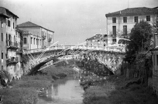 Ponte San Michele. Pellicola - negativo bianco e nero f.to mm 60x90