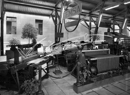 Fiera Campionaria di Vicenza 1949: Stand della Ditta CEMSA. lastra di vetro - negativo bianco e nero fto mm 180x240