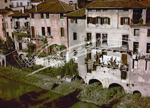 Vicenza : Fiume Retrone. pellicola-negativo colore 9X12