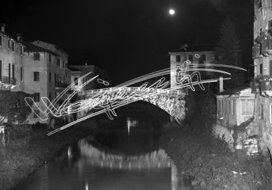 Ponte San Michele. pellicola - negativo bianco e nero fto mm 90x120