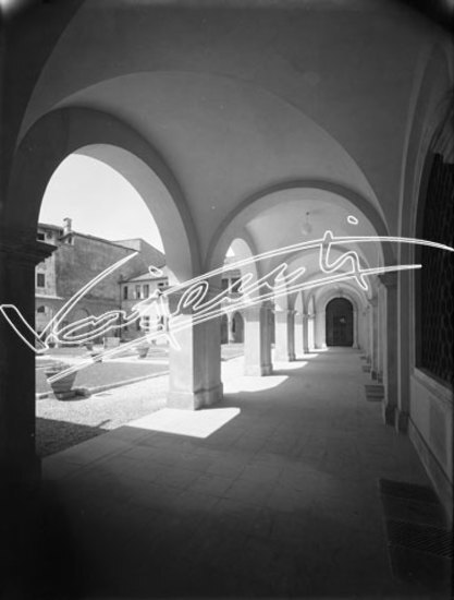 Vescovado. lastra di vetro - negativo bianco e nero fto mm 180x240