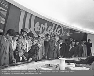 Fiera Campionaria di Vicenza 1948 Stand Lanificio Marzotto