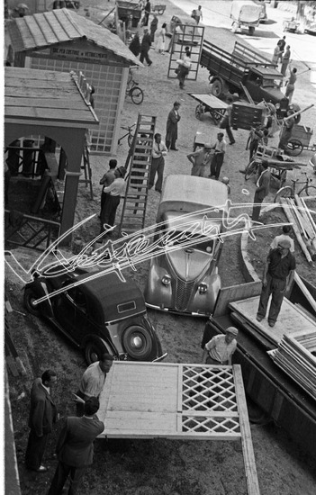 Fiera Campionaria di Vicenza 1948. Pellicola - negativo bianco e nero f.to mm 24X36