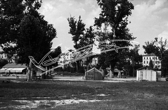 Vicenza: Campo Marzo. Pellicola - negativo bianco e nero f.to mm 24X36