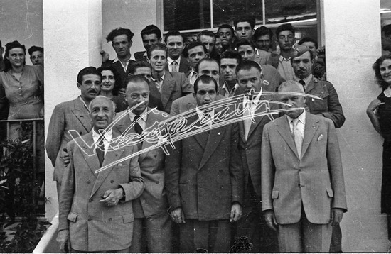 Fiera Campionaria di Vicenza 1948 : Gino Bartali. pellicola - negativo bianco e nero fto mm 24X36