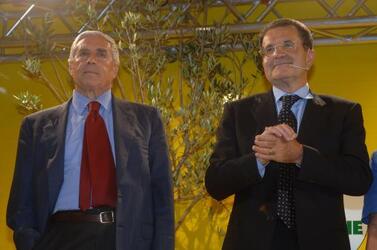 ROMANO PRODI POLITICO FRANCO MARINI POLITICO