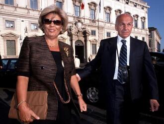 FAUSTO BERTINOTTI CON LA MOGLIE LELLA BERTINOTTI