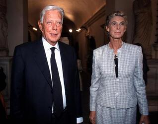 UMBERTO AGNELLI CON LA MOGLIE ALLEGRA