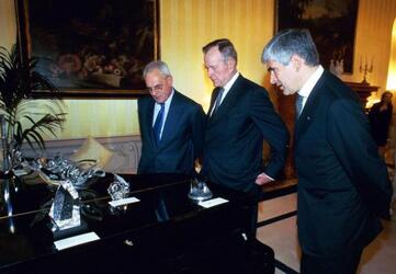 GEORGE BUSH pierferdinando casini marcello pera