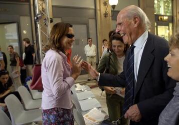 UMBERTO VERONESI ONCOLOGO BARBARA PALOMBELLI GIORNALISTA