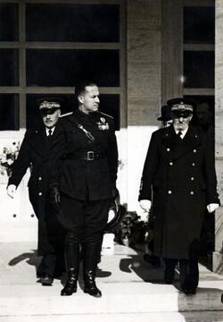 IL MINISTRO CONTE GALEAZZO CIANO A LIVORNO 1940 fascismo