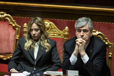 Giorgia Meloni e Gianmarco Mazzi