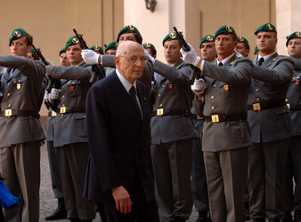 GIORGIO NAPOLITANO PRESIDENTE GIURAMENTO