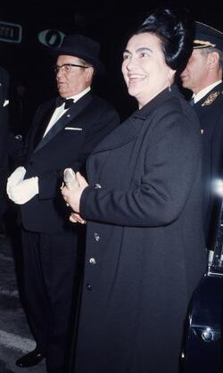 Josip Broz Tito PRESIDENTE JUGOSLAVIA CON LA MOGLIE Jovanka