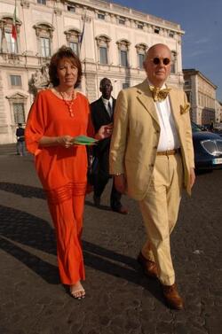 ROBERTO GERVASO SCRITTORE CON LA MOGLIE