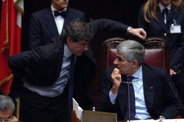 PIERFERDINANDO CASINI GIANNI ALEMANNO POLITICO AN