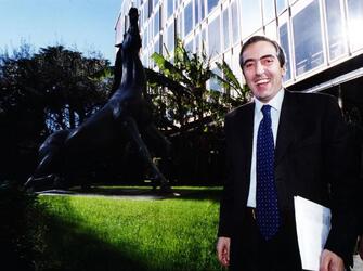 MAURIZIO GASPARRI POLITICO AN MINISTRO TELECOMUNICAZIONI