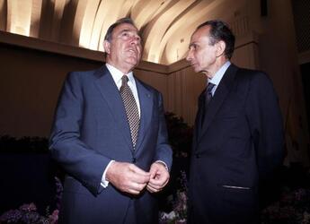 BIAGIO AGNES CON IL FRATELLO MARIO