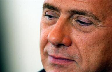 il Presidente del consiglio italiano SILVIO BERLUSCONI PRIMO PIANO