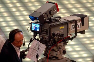 studio televisivo rai telecamere TELECAMERA