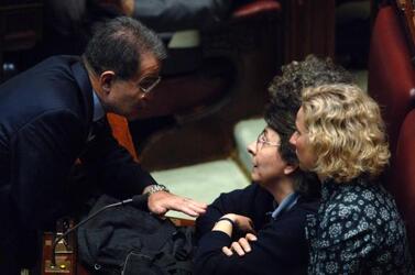 ROMANO PRODI POLITICO UNIONE FULVIA BANDOLI POLITICO DS GIOVANNA MELANDRI