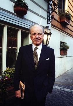RUPERT MURDOCH IMPRENDITORE TYCOON TELEVISIVO