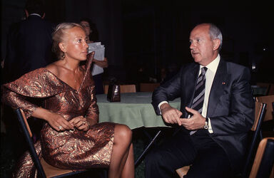 CLAUDIO VITALONE MAGISTRATO EX POLITICO DEMOCRAZIA CRISTIANA CON LA MOGLIE