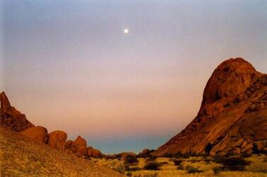NAMIBIA SPITZKOPPE AFRICA cielo tramonto