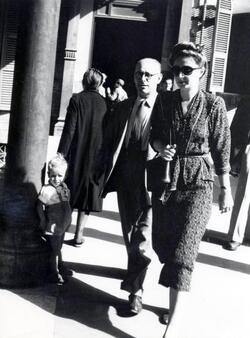 UMBERTO TERRACINI POLITICO CON LA MOGLIE