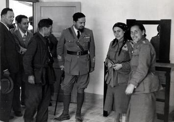 ITALO BALBO IN LIBIA CONSEGNA CASE RURALI AI COLONI 1939 fascismo