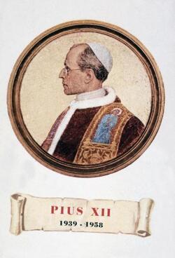 PAPA PIO XII DODICESIMO PONTEFICE